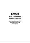 Microsoft EA900 Installation guide