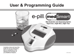 E-Pill MedSmart User guide