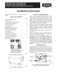 Bryant ERVBBSHB1100 Instruction manual