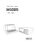 Vector System 2800 User`s manual