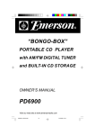 Emerson PD6900 Owner`s manual