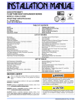 Coleman UGAB Installation manual