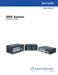 Extron electronics MultiMatrix Switcher User guide