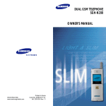Samsung SGH-N288 Owner`s manual