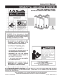 A.O. Smith 186589-004 Instruction manual