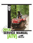 Arctic Cat 2014 400 ATV Service manual