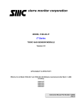 Sierra Monitor Corporation T12020 Instruction manual