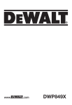 DeWalt DWP849X Technical data