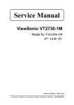 ViewSonic VS12068 Service manual