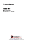 Contemporary Research ICC2-IRC Product manual