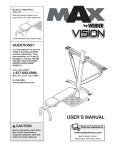 Weider WESY3873.2 User`s manual