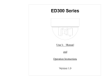 EverFocus ED300 Series User`s manual