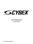 CYBEX Total Access Lat Pull Service manual