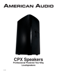 American Audio CPX Specifications
