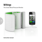 Withings The Smart Blood Pressure Monitor Instruction manual