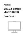 Asus VK192D User guide