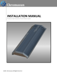 Chromasun  High?Temperature Thermal Collector System Installation manual