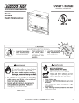 Quadra-Fire QV26E-B Owner`s manual