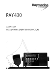 Raymarine Ray 201 Specifications