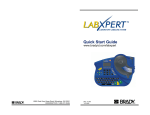 Brady LABXPERT User`s manual