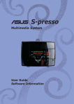 Asus S-presso User guide