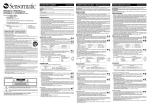 Sensormatic RT330C3 Operating instructions