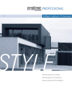 White Outdoor L-Syle Operating instructions