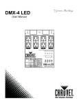Chauvet DMX-4 User manual