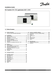 Danfoss ECL Comfort 210 Installation guide