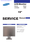Samsung SV-640B/XSA Service manual