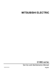 Mitsubishi E1032 User`s guide