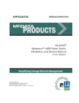 McDATA 1U Server Service manual