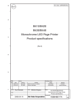 Acoustic B410 Product specifications