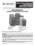 Amtrol TD-41Z Installation manual