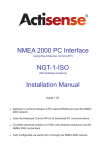 Actisense USG-1-B-485 Installation manual