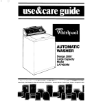 Whirlpool LA7460XM Operating instructions