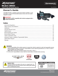 Directed Electronics ONE-WAY FM AUTOMATIC/MANUAL TRANSMISSION Install guide