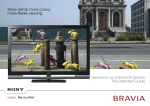 Premier Mounts bravia X series Specifications