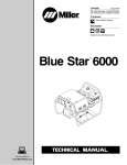 Miller Electric BLUE STAR 6000 TM-499C Specifications