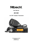Albrecht AE-540 User manual