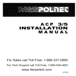 Polnet ® ACP Series Manual