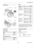 Epson C11C616001 - Stylus C68 Color Inkjet Printer Specifications