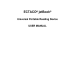 Ectaco jetBook User manual