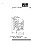 AC Tech Lenze SV01B Operating instructions