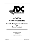 ADC Phase 5 Microprocessor AD-170 Service manual