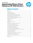 Implementing VMware Virtual Volumes on HP 3PAR StoreServ