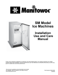 Manitowoc SM50 Specifications