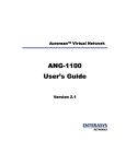 Enterasys ANG-1100 User`s guide