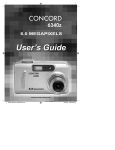 Concord Camera 6340z User`s guide