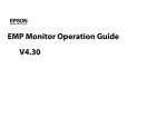 Epson EMP Monitor User`s guide